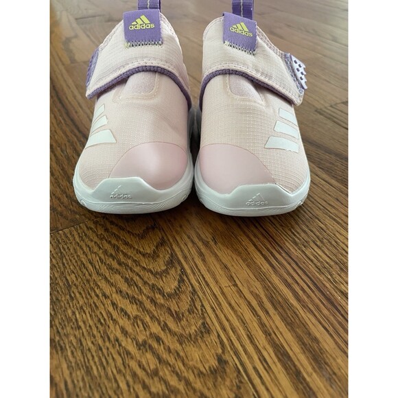 adidas Pink Purple Suru365 Training Slip-On Baby Toddler Shoes Strap Size 5K - Picture 7 of 12